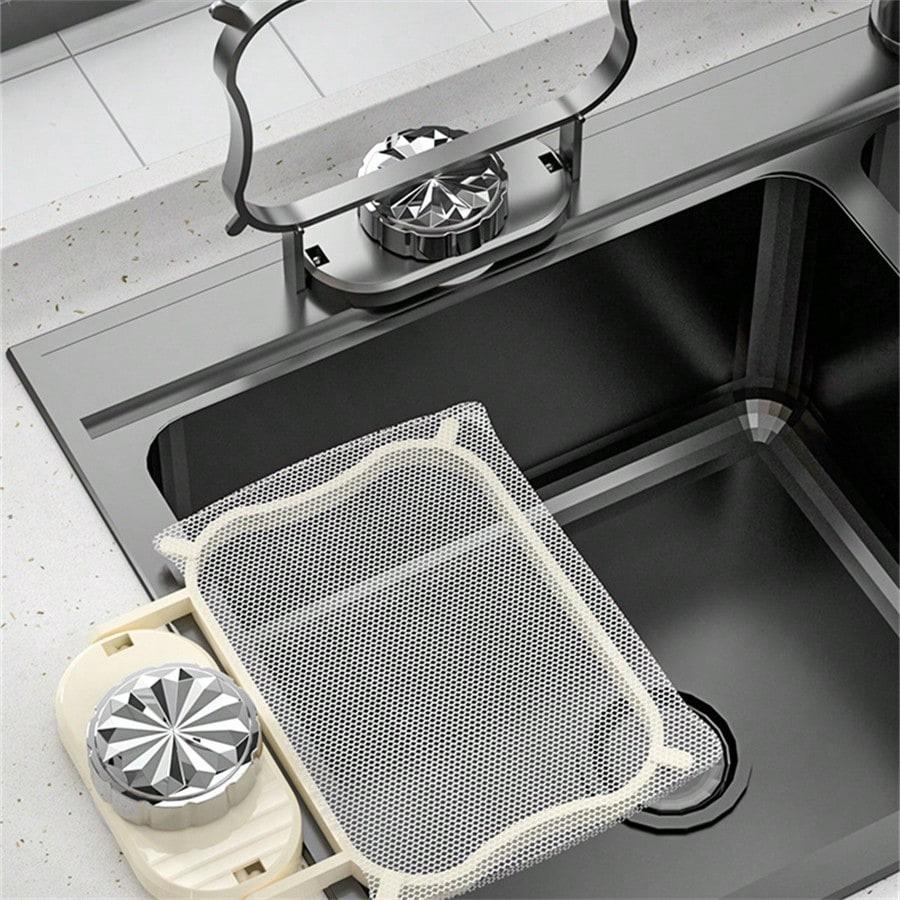 Kitchen Sink Drain Filter Rack Suction Cup Food Waste Blockage Prevention Garbage Draining Mesh Holder, Filtering Net