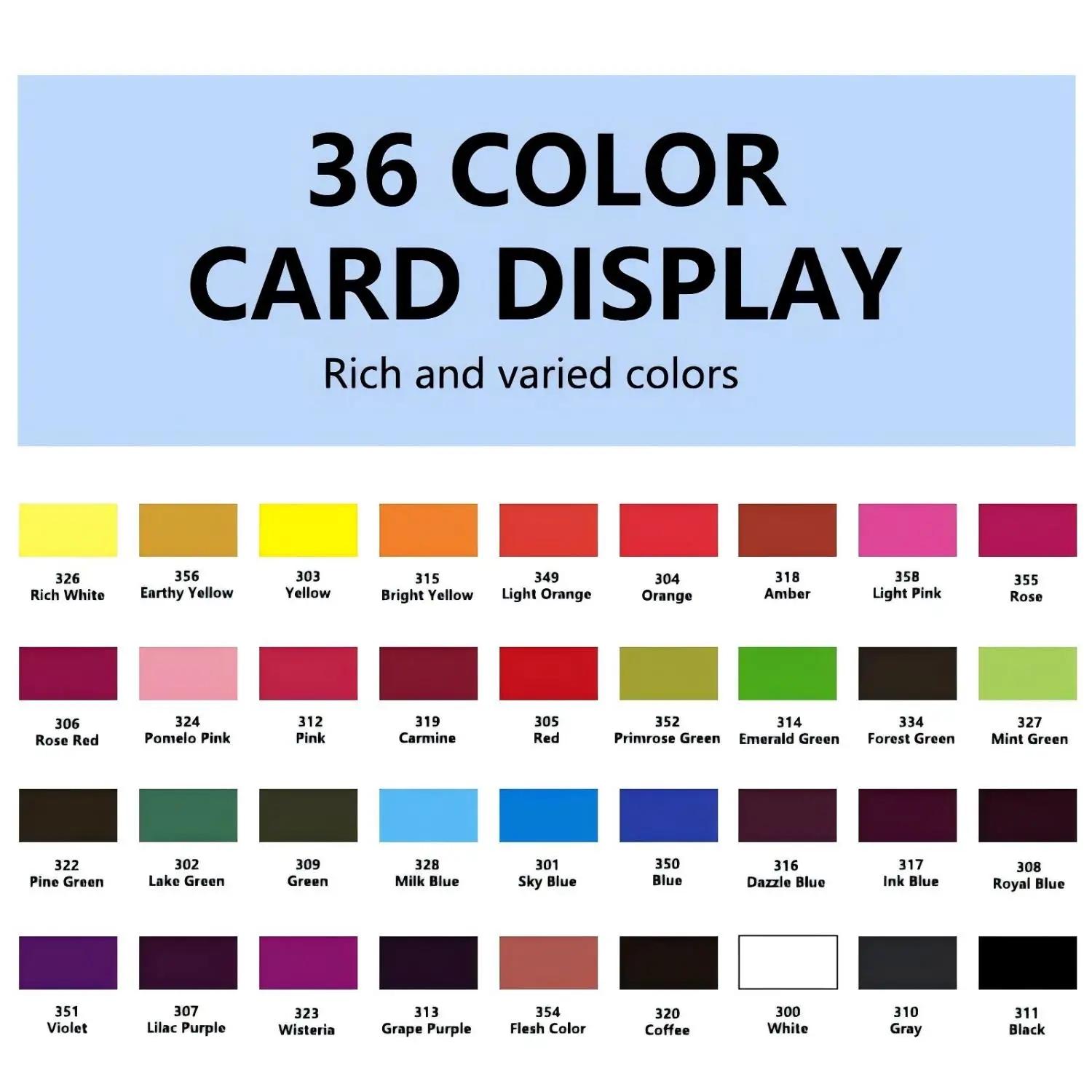 Acrylic Paint Markers Set, Acrylic Art Kit, Automatic Ink Control Soft Brush Tip Acrylic Paint Pens for Wood Rock Glass Canvas Stone Fabric Metal Ceramic DIY Art Supplies, Back to School, Halloween, Gift, Customizing my shoes/phone case, Art Color Set