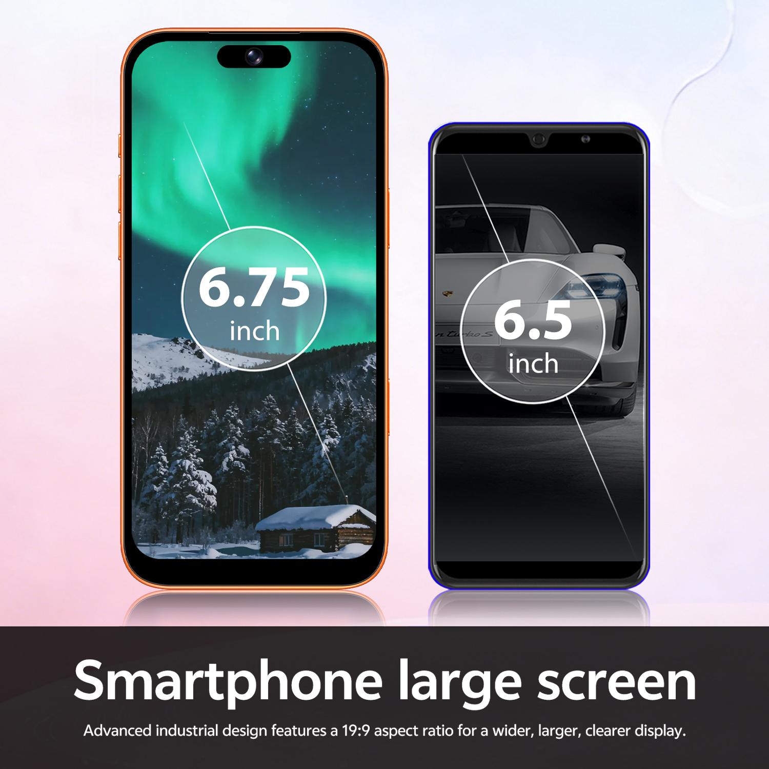 Astarry 17 Pro Max Smartphone, 3gb+32GB RAM, 6.75-Inch Screen, Quad-Core Processor, 4100mah Battery, Android 12.0 Os, 4g Full Network, Large Screen Smartphone