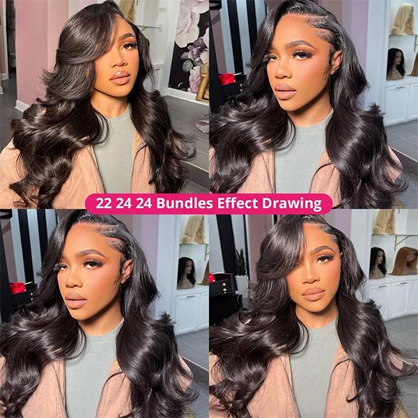 Straight/Body Wave Hair Bundles Raw Hair Bundles 1 3 4 Bundles Quick Weave Extensions Human Hair Bundles 100g/piece TikTokShopBlackFriday