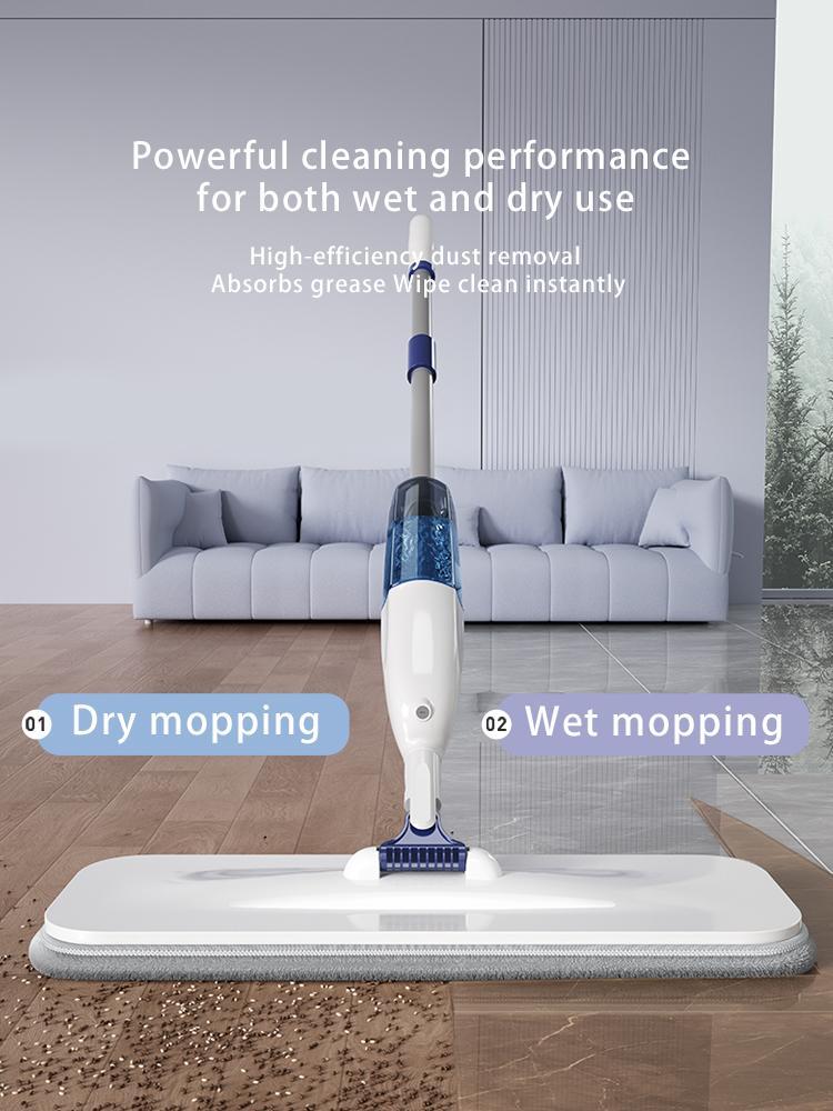Microfiber Spray Mop for Floor Cleaning ,Wet Dry Mop for Wood Laminate Tile Cleaning,Lightweight Floor Mop with Spray Function