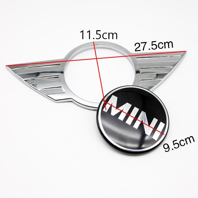 Mini Car Front & Rear Emblem, Durable Scratch-Resistant Hood Badge Replacement, Fits Mini All Models Including Cooper Countryman Clubman