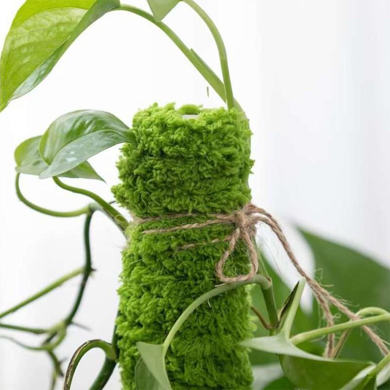 Simulated Moss Stick for Indoor and Garden Plants, Interlocking Coconut Fiber Sticks, Climbing Support for Pothos, Indoor Pot Plant Trellis