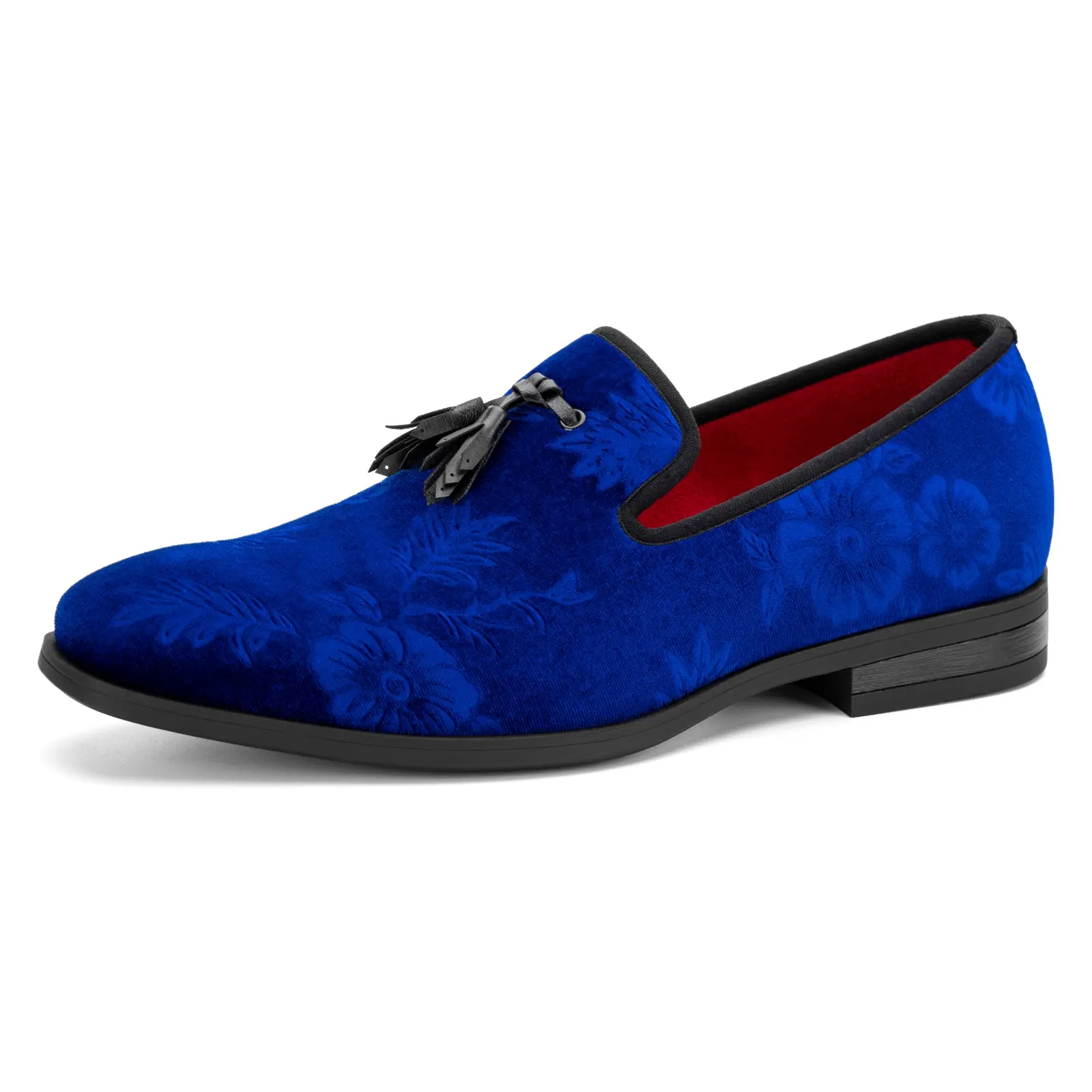 JITAI Velvet Loafers for Men Dress Shoes for Tuxedos Shoes and Suits Shoes,