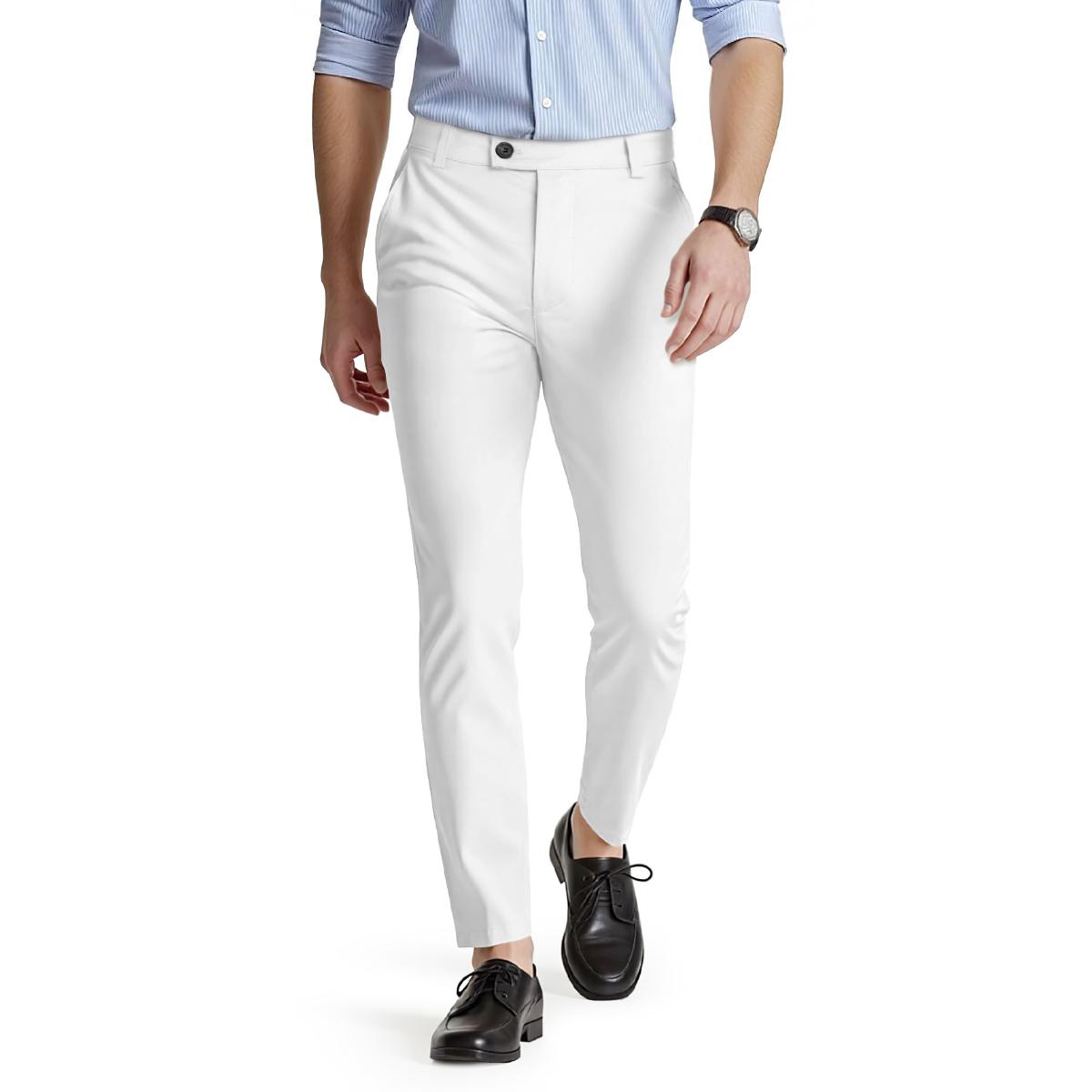 GINGTTO Mens Dress Pants Slim Fit Stretch Formal Pants for Men