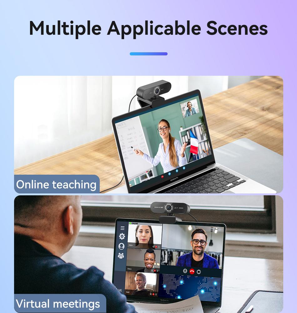 EMEET C60E 4K Ultra HD Webcam with Auto Focus 73° FOV for PC Gaming Switch2 Computer Camera 4K@30fps 1080P@60fps Fast AutoFocus Auto Light Correction Plug & Play with Privacy Cover for Streaming Working Gaming, TikTokShopBlackFriday