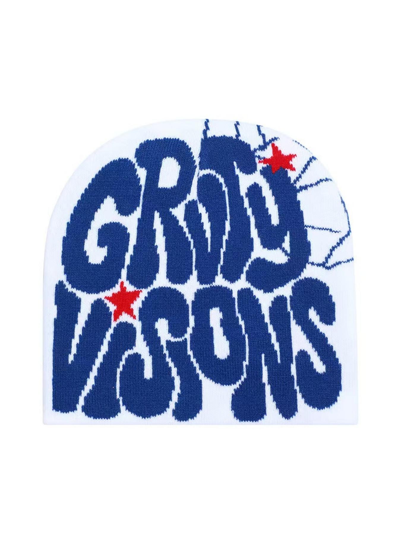 Latest Fall Winter Best-Selling Knit Hat, Warm Fitted Letter Hip-Hop Streetwear Beanie, Fashionable Crochet Design