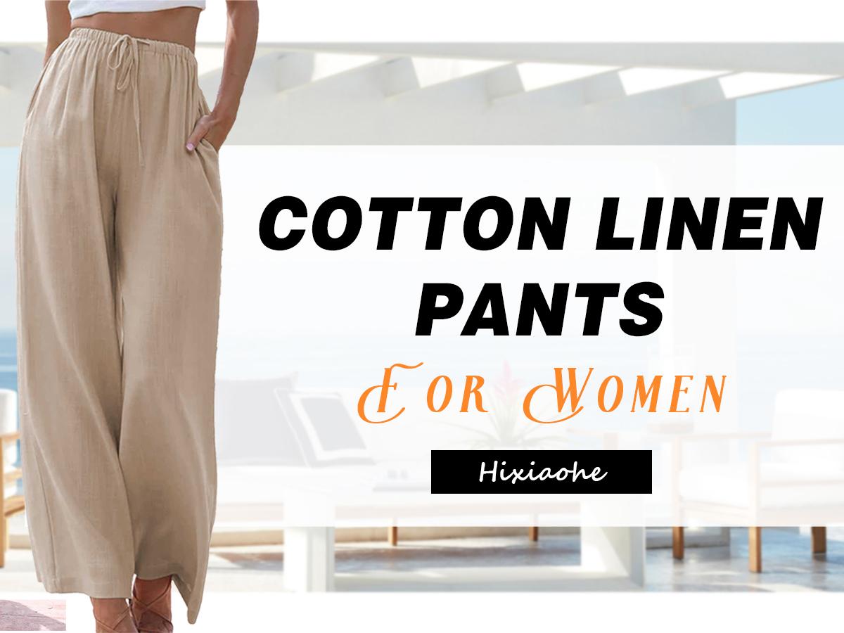 Hixiaohe Womens Cotton Linen Palazzo Pants Drawstring Elastic High Waist Trousers Casual Wide Leg Pants with Pockets TikTokShopBlackFriday SpringStatements Hixiaohe Womens Cotton Linen Palazzo Pants Drawstring Elastic High Waist Trousers Casual Wide Leg Pants with Pockets TikTokShopBlackFriday SpringStatements