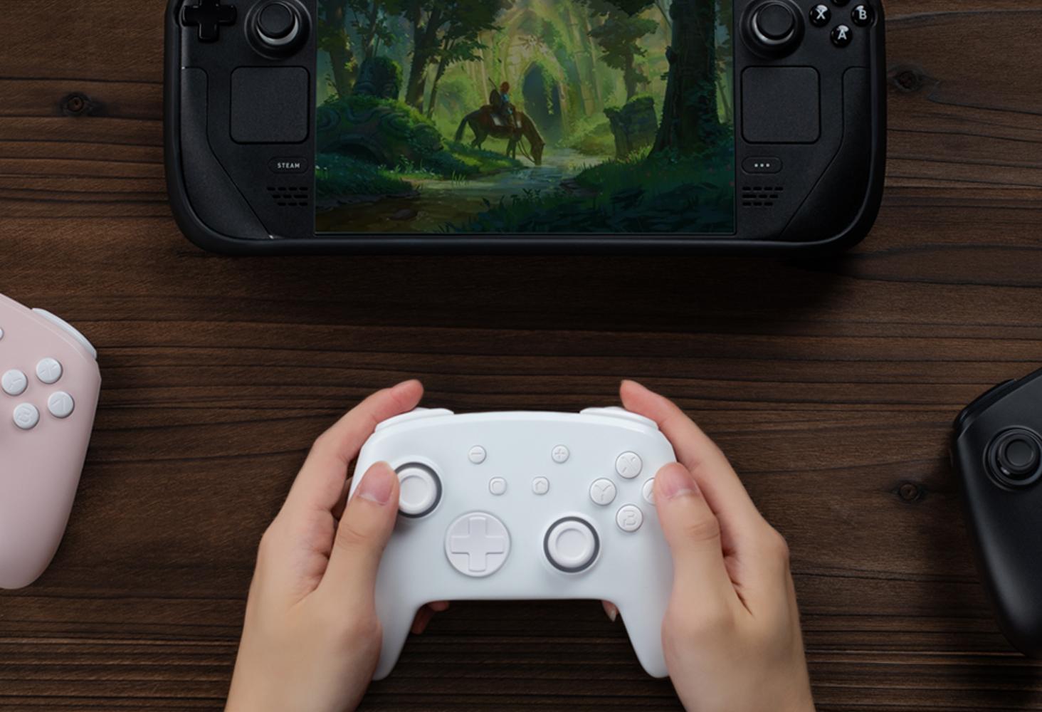 FUNLAB Wireless Gamepad for Switch, Ergonomic Game Controller, Switch/OLED/Lite Compatible, RGB Light Color Adjustable, with Hall Effect Trigger and Turbo Boost, Christmas/New Year Gift - Black FUNLAB Wireless Gamepad for Switch, Ergonomic Game Controller, Switch/OLED/Lite Compatible, RGB Light Color Adjustable, with Hall Effect Trigger and Turbo Boost, Christmas/New Year Gift - Black