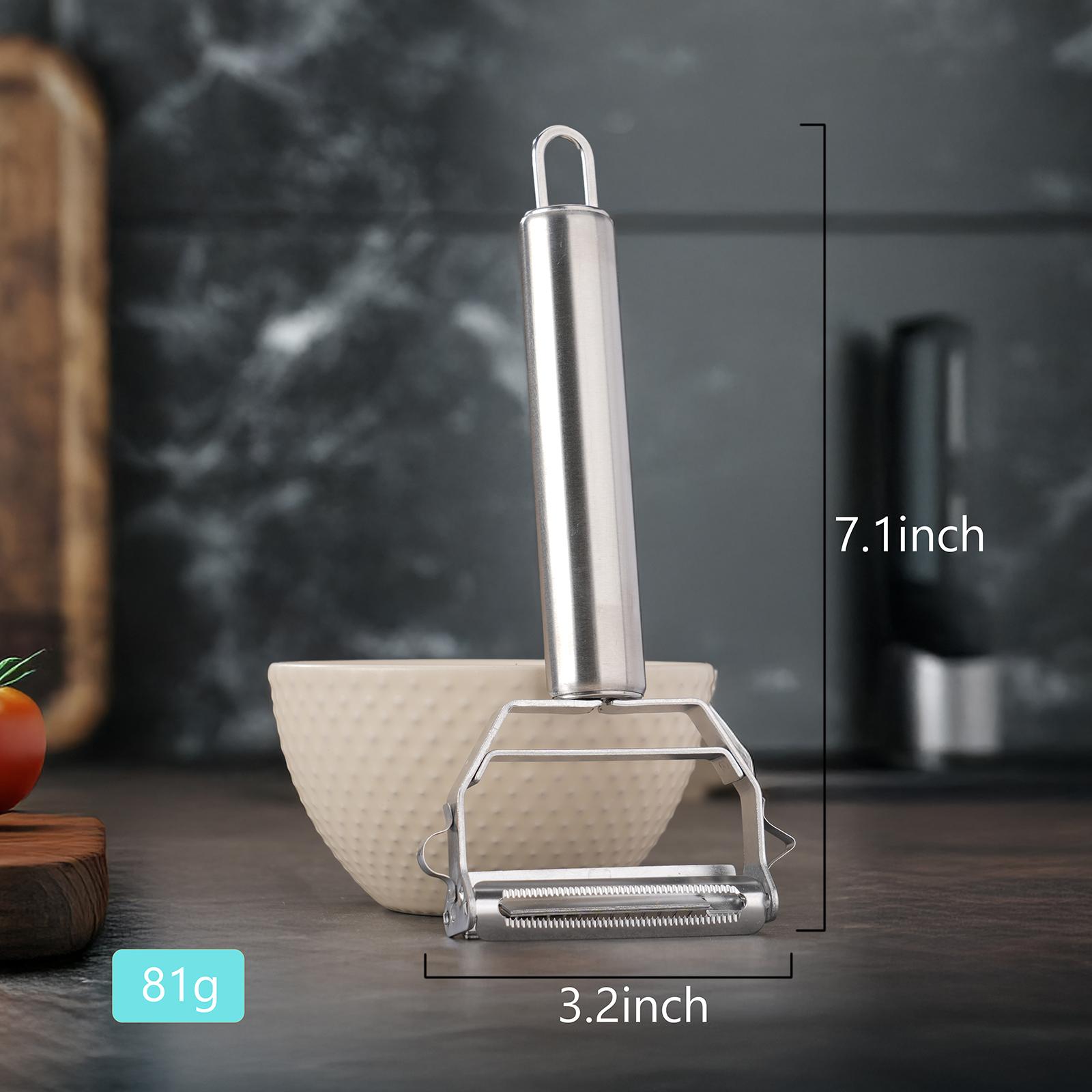 Peeling knife scraper knife 304 stainless steel kitchen household multifunctional fruit melon grater zucchini chef special scraper scraper knife shaver knife potato peeling and grating goddess