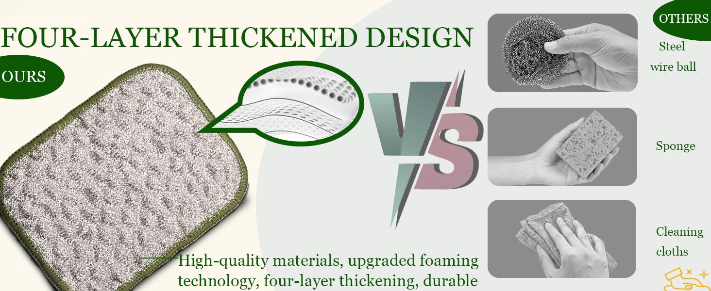 2026 New Double Side Non Scratch Wire Dishcloths,Multipurpose Wire Dishwashing Rags for Wet and Dry, Reusable Metal Dish Cloth,Wire Miracle Cleaning Cloths for Kitchen(Silver 6Pcs) 2026 New Double Side Non Scratch Wire Dishcloths,Multipurpose Wire Dishwashing Rags for Wet and Dry, Reusable Metal Dish Cloth,Wire Miracle Cleaning Cloths for Kitchen(Silver 6Pcs)