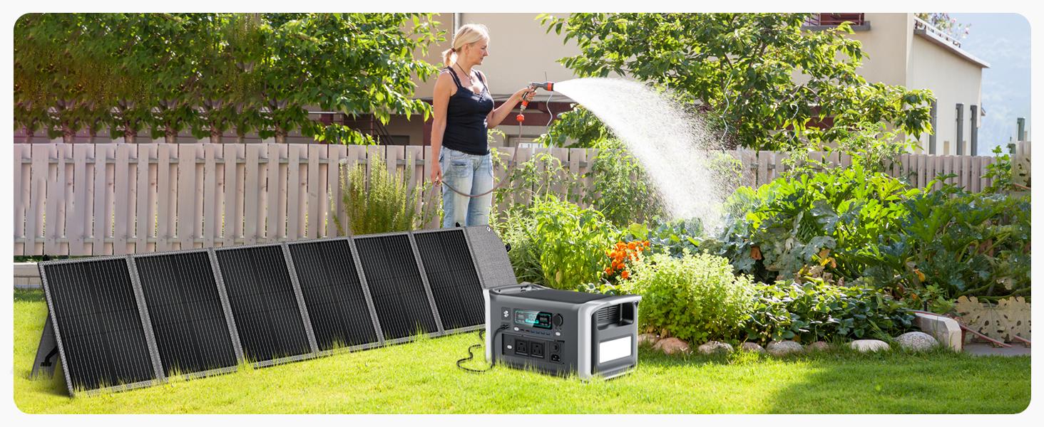 【Labor Day's Deal】CTOLITY SP200 Foldable 200W Solar Panel 18V USB Charger with XT60 PWM 12V PD 45W Fast Charging for Outdoor Camping RV Power Station Waterproof & Dustproof