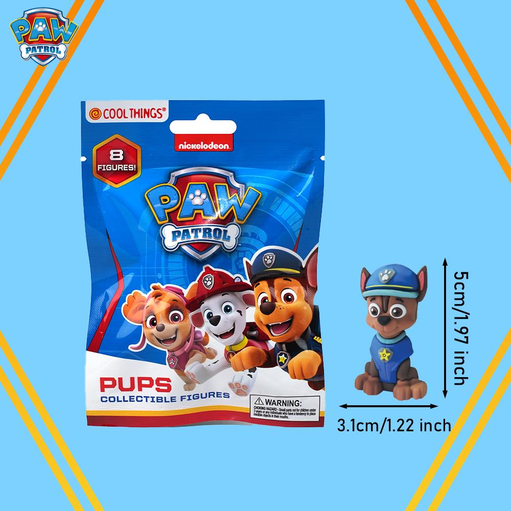 1PC Paw Patrol Officially Licensed Paw Patrol Doll Blind Bag Random One 8 Pups Collectible Figures Cute 3D Image Surprise Bag Chase Rubble Marshall Skye Rocky Zuma Liberty Everest Character Blind Bag 1PC Paw Patrol Officially Licensed Paw Patrol Doll Blind Bag Random One 8 Pups Collectible Figures Cute 3D Image Surprise Bag Chase Rubble Marshall Skye Rocky Zuma Liberty Everest Character Blind Bag