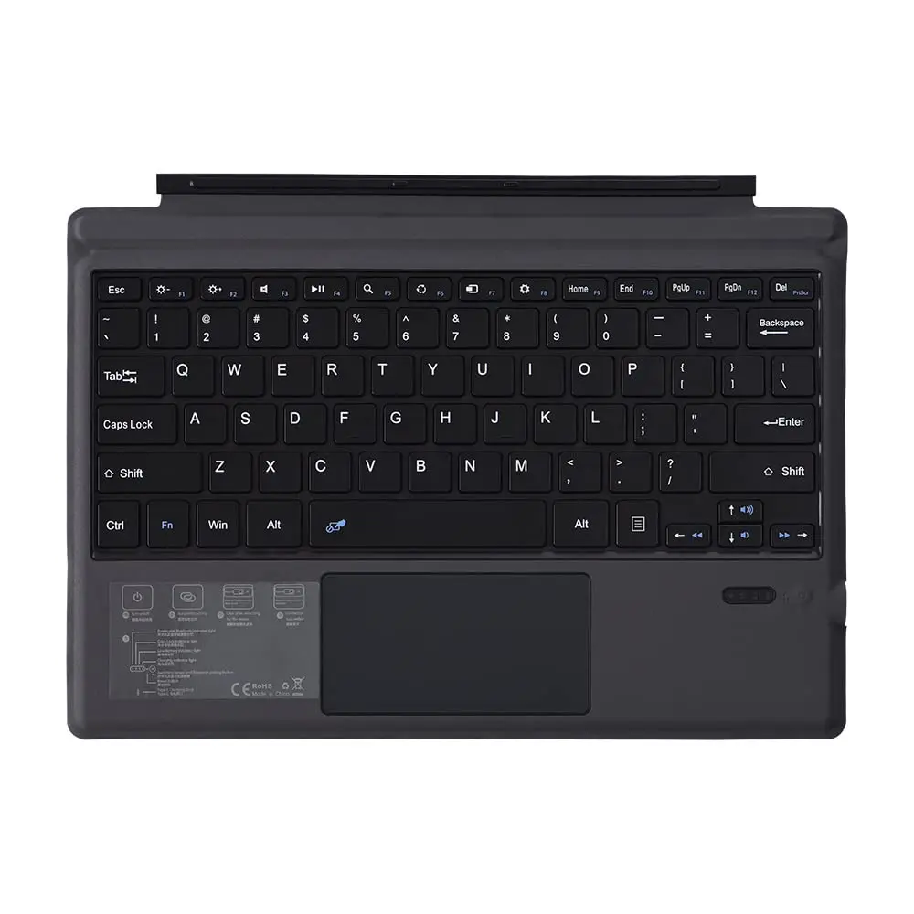 Garvee Ft-1089d Wireless -compatible Keyboard With Touchpad Backlit Compatible For Surface Pro 3 4 5 6 7 regular version