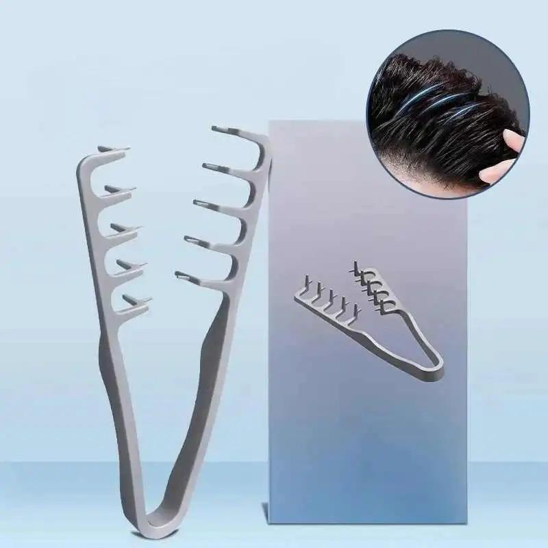 2 Pcs 2-in-1 Volumizing Comb, Hair Root Fluffy Styling Tool for Bangs & Hair Part Cover