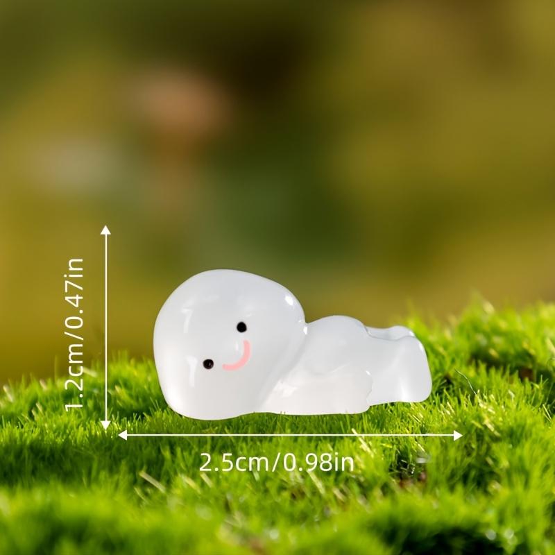 6 Piece Glow-In-The-Dark Resin Magical Fairy Figurines, UV Activated Glowing Mini Fantasy Figures, Expressive Eyes, Durable Collectible Decorations