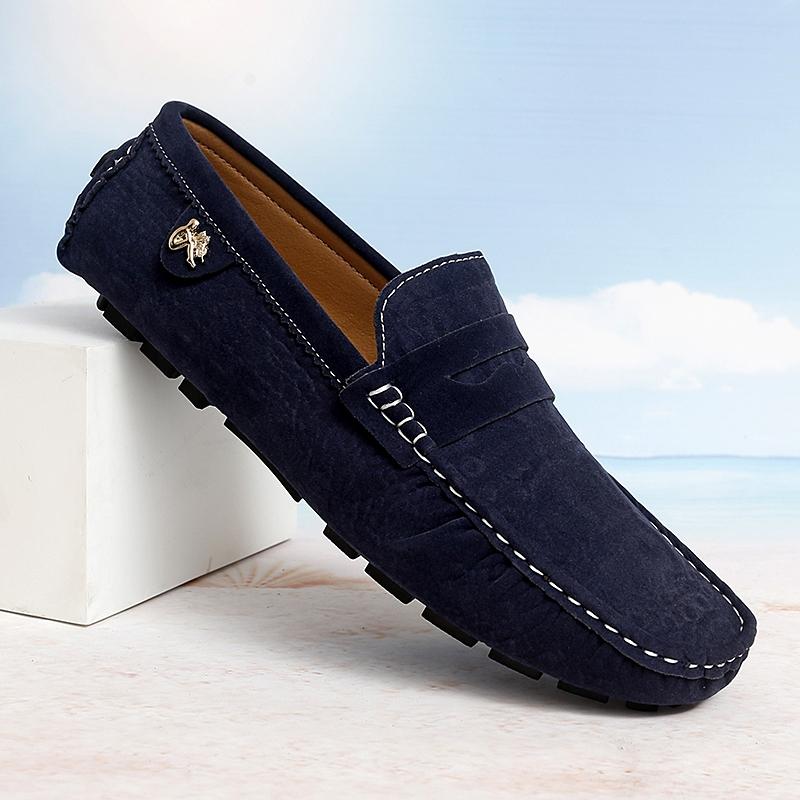 New Men's Velvet Loafers 2026, Multiple Colors Available, Classic Plain Design, Anti-Slip Rubber Sole, Comfortable Casual Walking Shoes