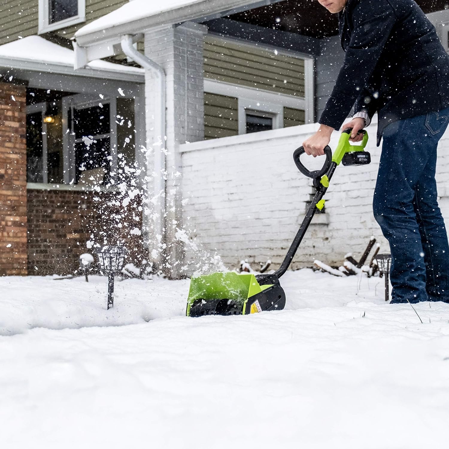 Power Tools by ALM 20- 12-Inch Cordless Electric Snow Thrower