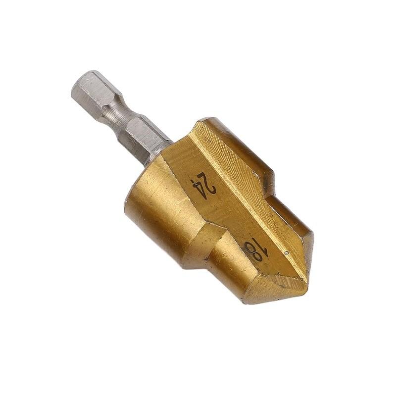 Ppr Pipe Expanding Drill Bits Set, High-Speed Steel Tools, 20mm 25mm 32mm Sizes, Hex Shank 1/4 Inch, Plumbing Hole Drilling Kit