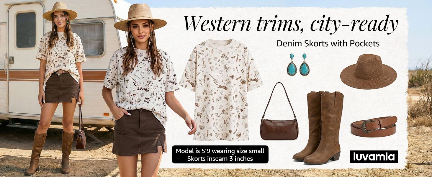 luvamia Palda Minimalist High Waisted Mini Casual Oversize Skirt with Side Slit for Women Soft Black Denim Jean Shorts Stretchy Fit Summer Bottom