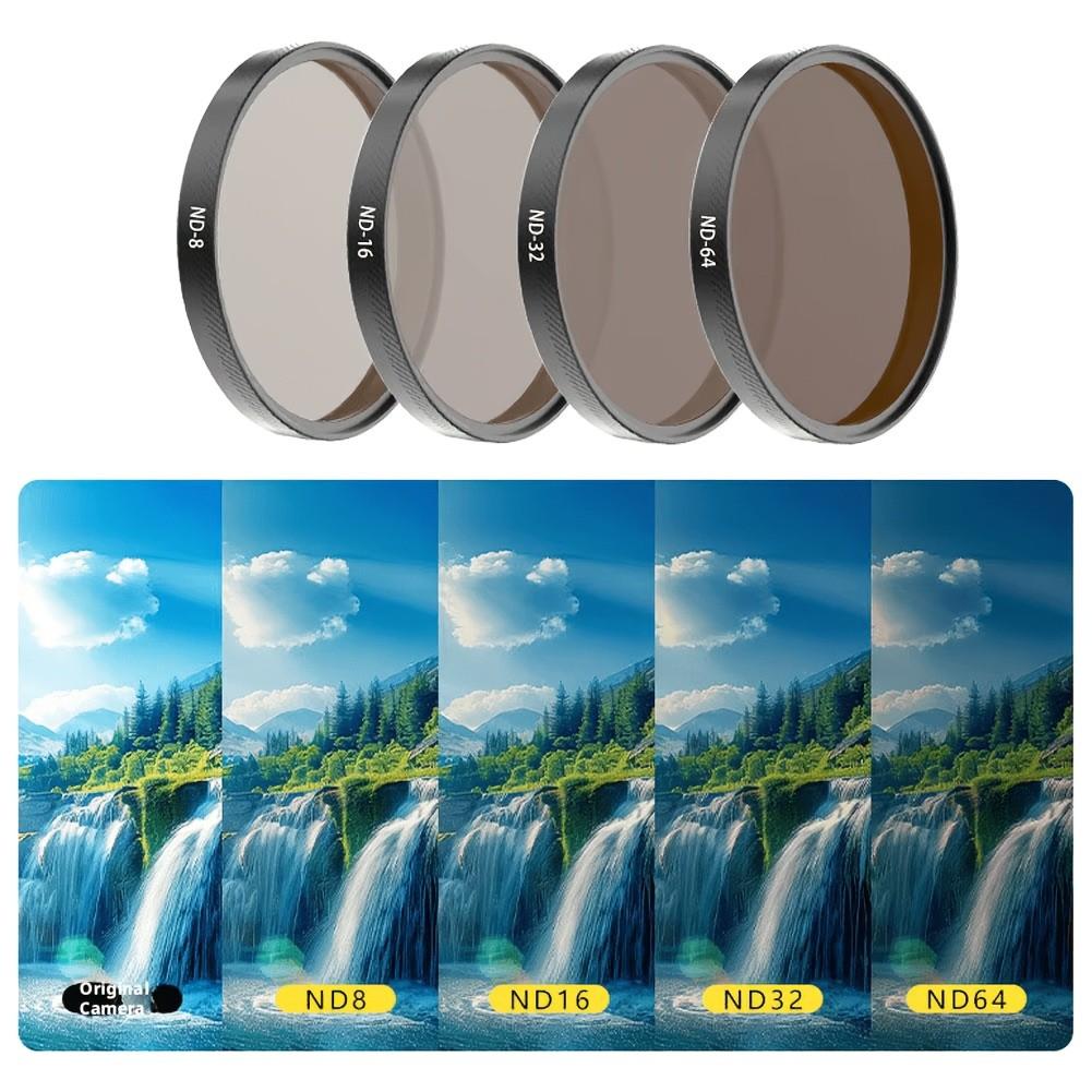Dji Action 6 Protective Filter Kit, Optical Glass Creative Filters, Cpl UV Nd8 Nd16 Nd32, Action Camera Accessories