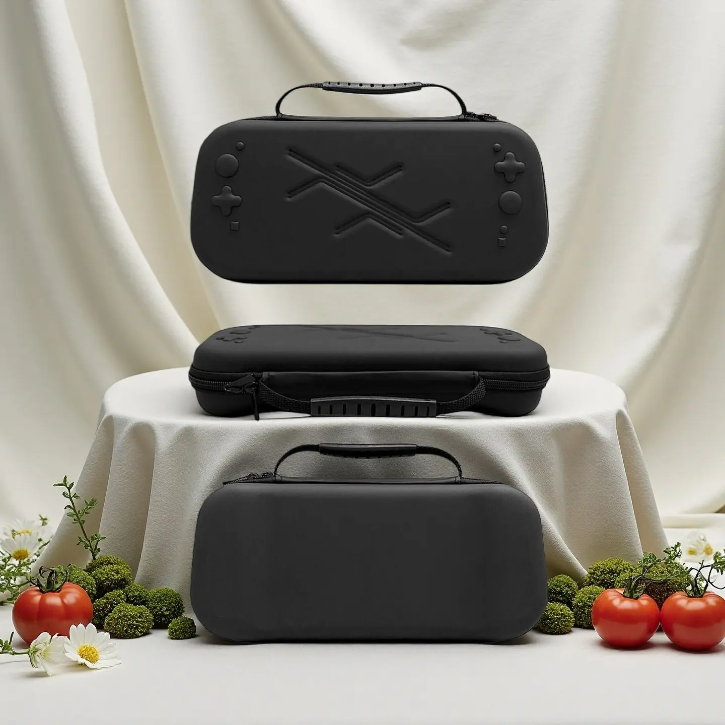 For Switch2 Portable Case Game Accessories , Durable Fabric, High Hardness Eva Shell, Shockproof, Layered Mesh Pouch, Handle Texture, Lightweight