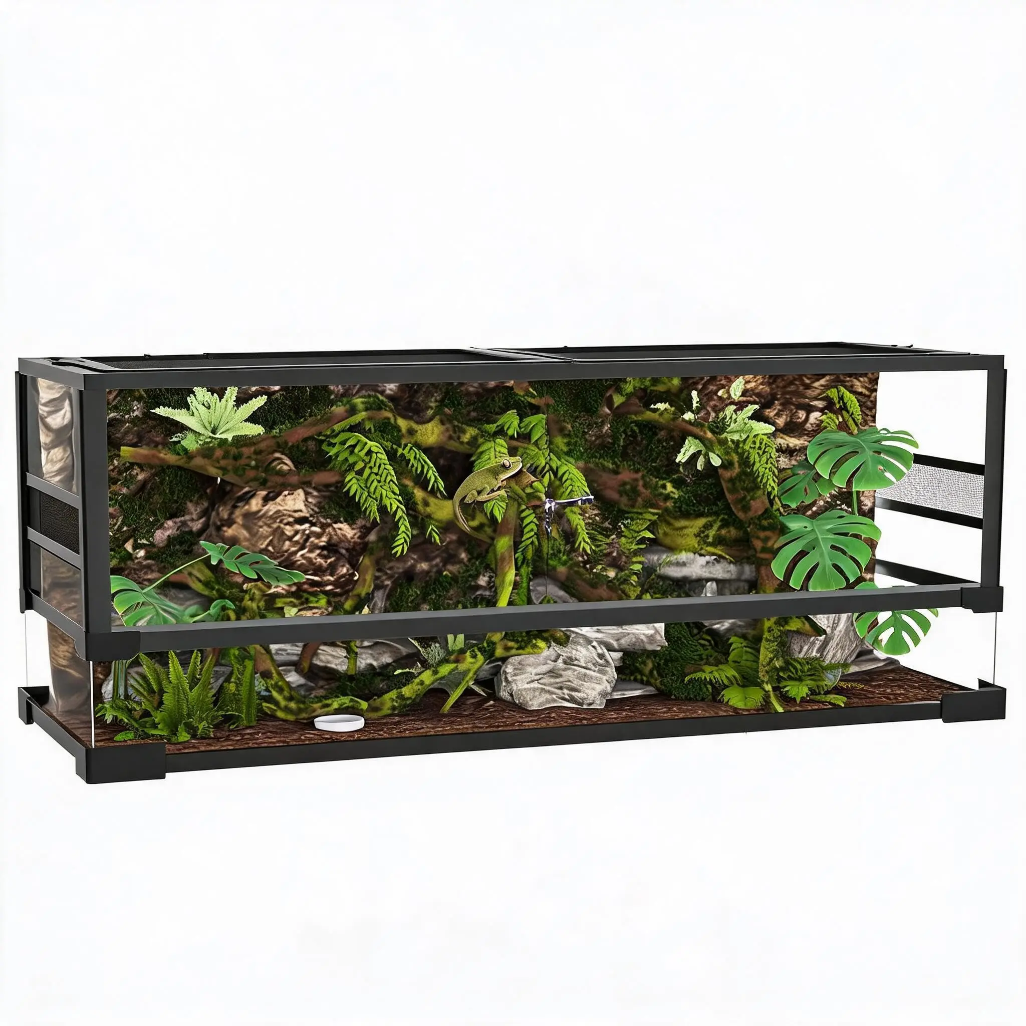 GARVEE Terrarium Reptile 189L Alu, Cage For Lizard Snake Living Room GARVEE Terrarium Reptile 189L Alu, Cage For Lizard Snake Living Room