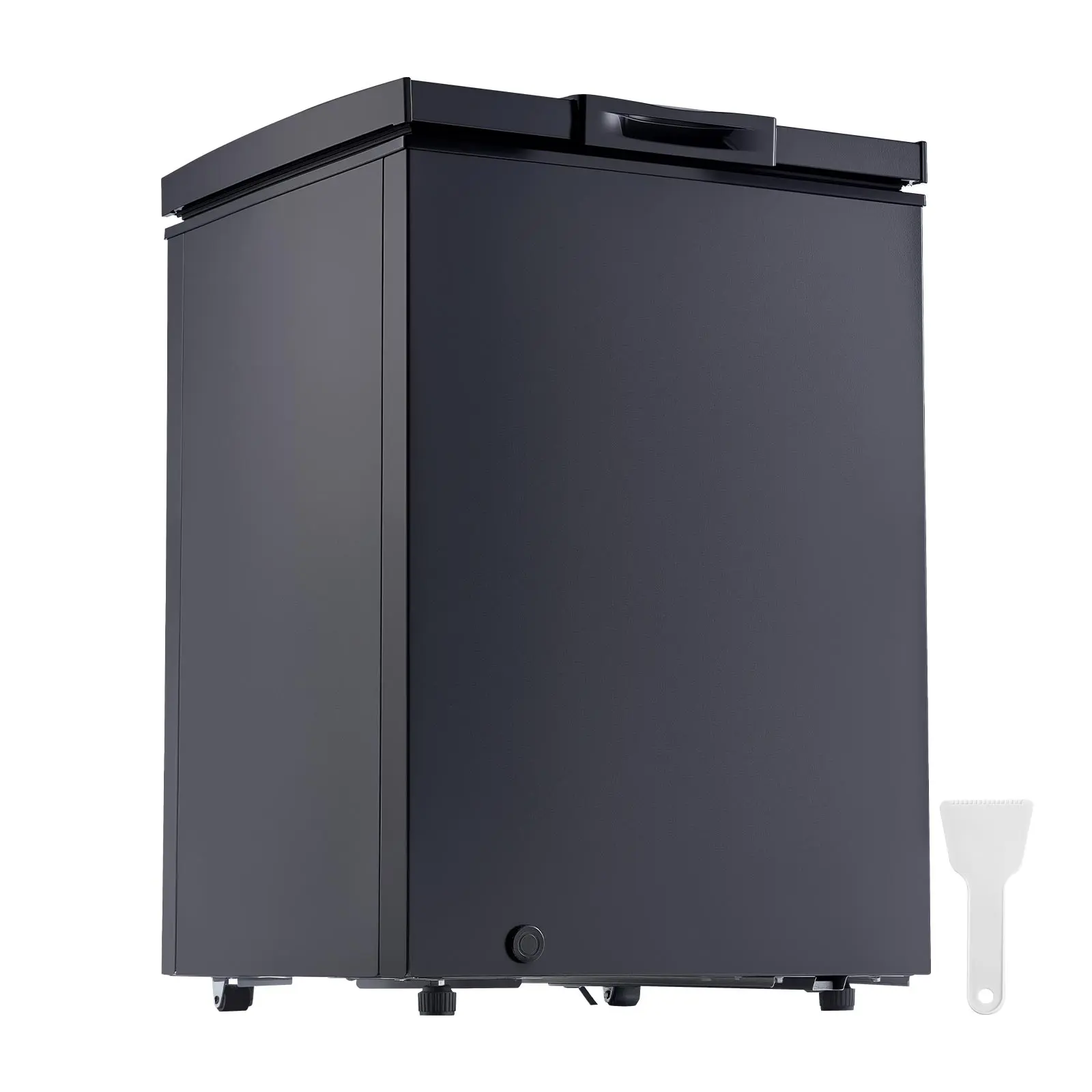 Chest Freezer, 3.3 Cu.ft Compact Deep Freezer, Free Standing Top Open Door Chest Freezers with 2 Removable Baskets & Adjustable Thermostat - Energy Saving, Low Noise & Garage Ready