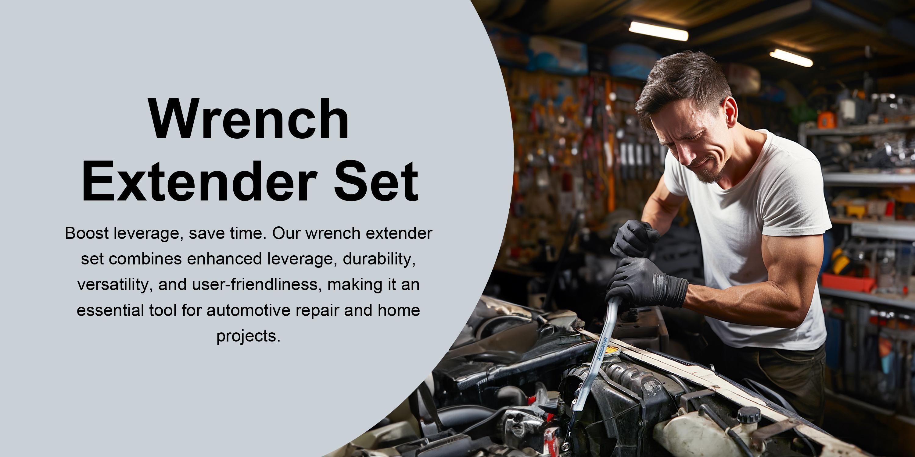 AltitudeCraft Wrench Extender Tool Bar – Durable Wrench Extension with 1/2" Square Hole for Torque Boost, Efficient Mechanics Hardware Tool for Industrial Use, Tradesmen & DIYers – Universal Design