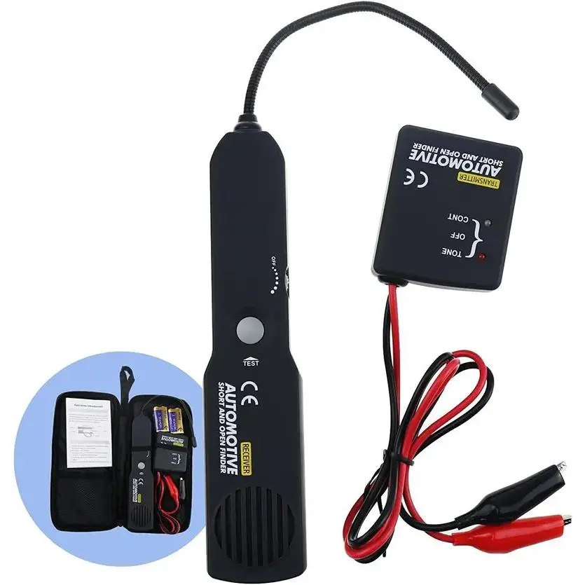 Automotive Circuit Tester, 6-42V Digital Car Wire Tracker with Short & Open Circuit Finder, Cable Continuity Tester for Vehicle Electrical Repair Diagnostics
