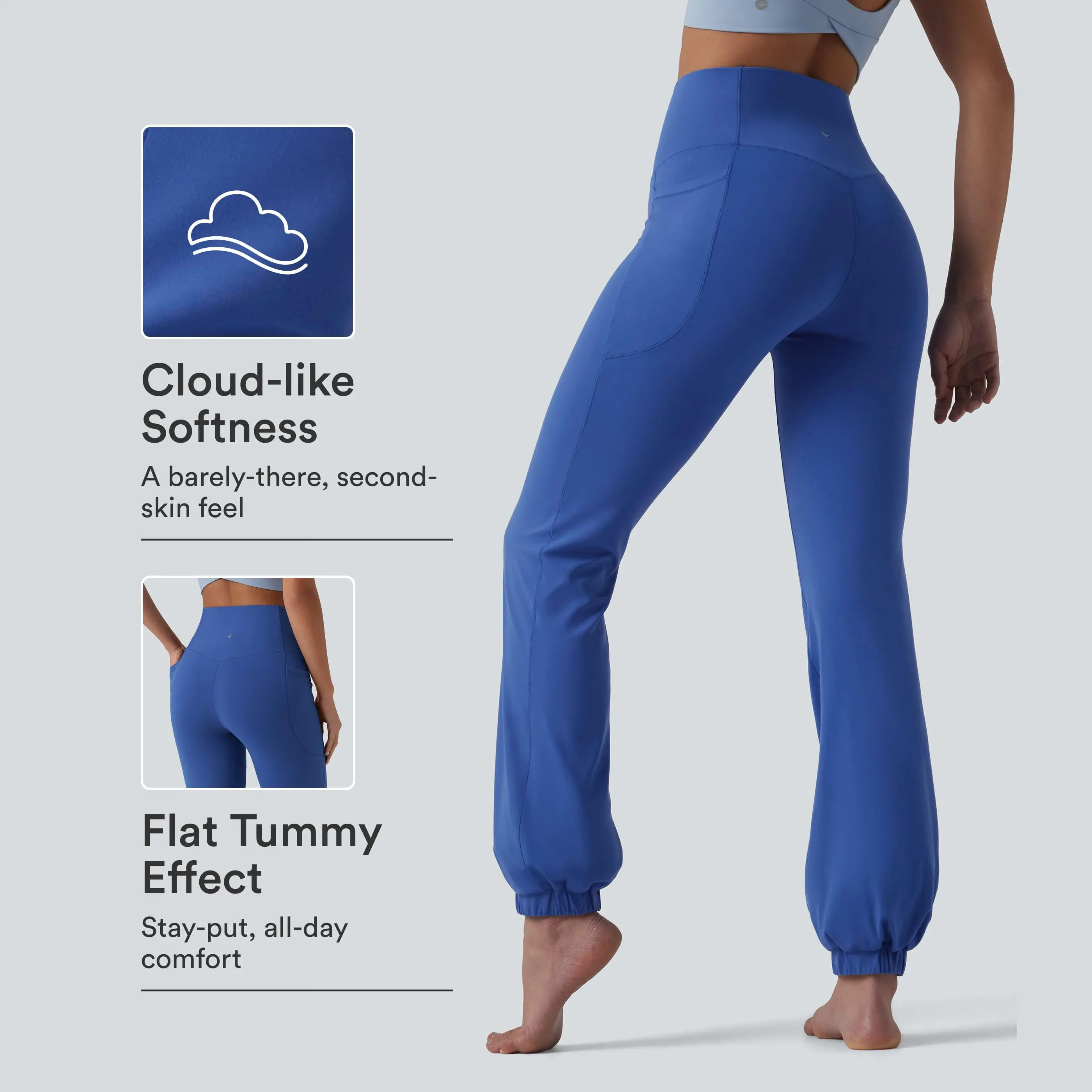 【Creator’s Pick】Halara SoftlyZero High Waisted Tummy Control Dance Balloon Joggers with Pockets