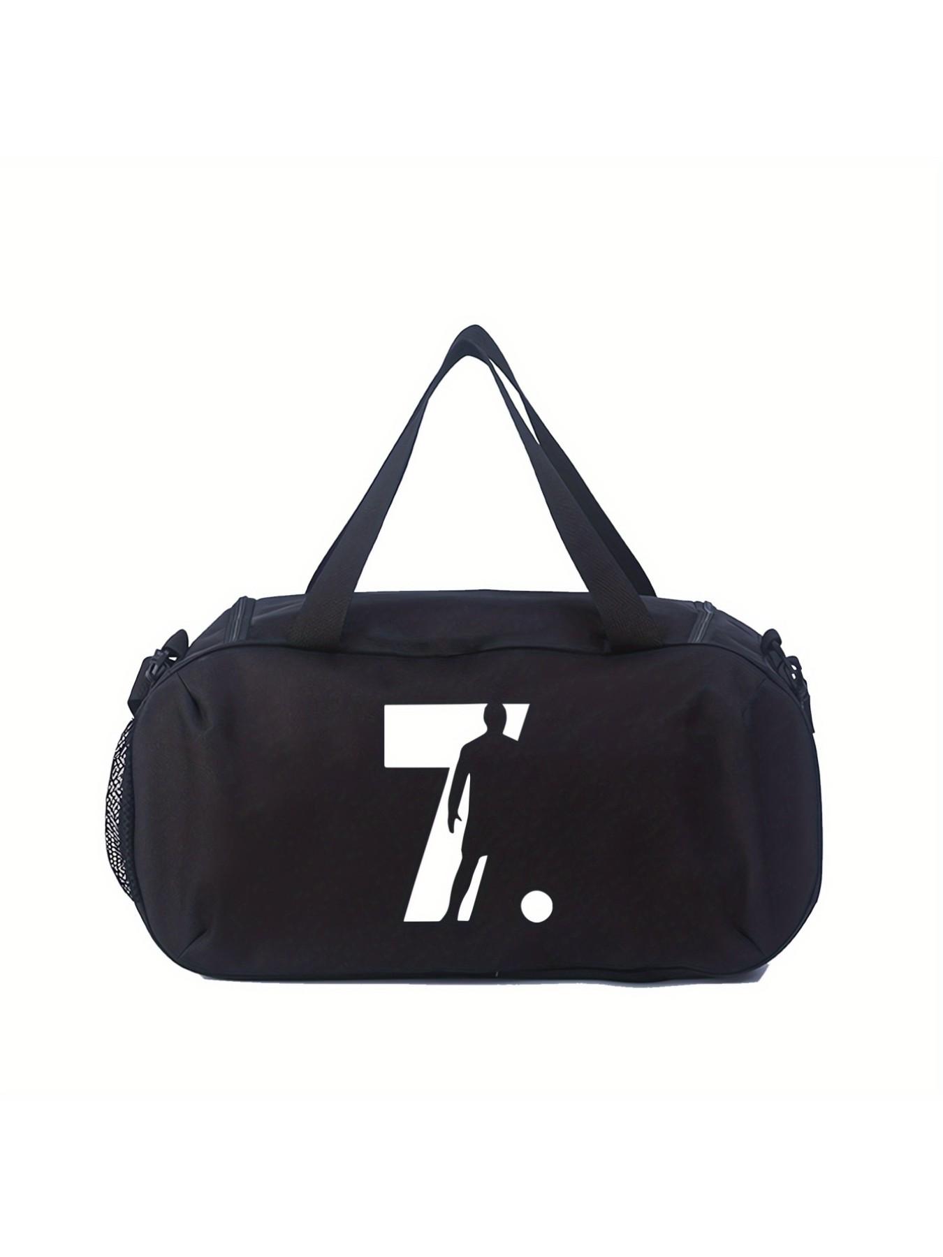 Shark Theme Sports Travel Bag, Large Capacity Lightweight Gym Bag, Adjustable Strap, Ideal for Yoga, Fitness, Commute, Campus, Outdoor Activities