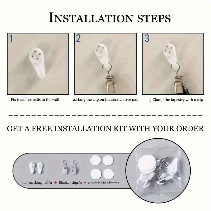 Vintage Natural Style Animal Skin Replica Tapestry, Light Leopard Pattern, Wall Decor for Study Room and Entrance Hall