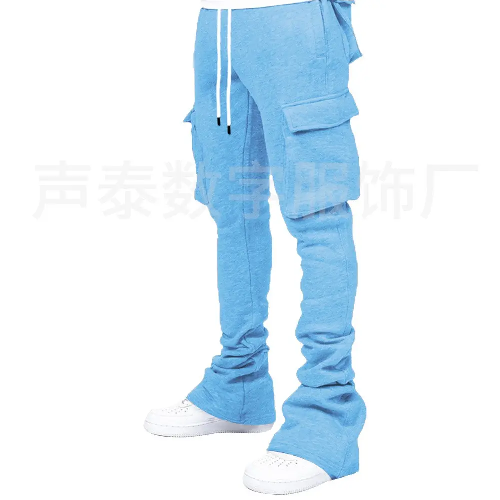 Pants with pockets - light blue
