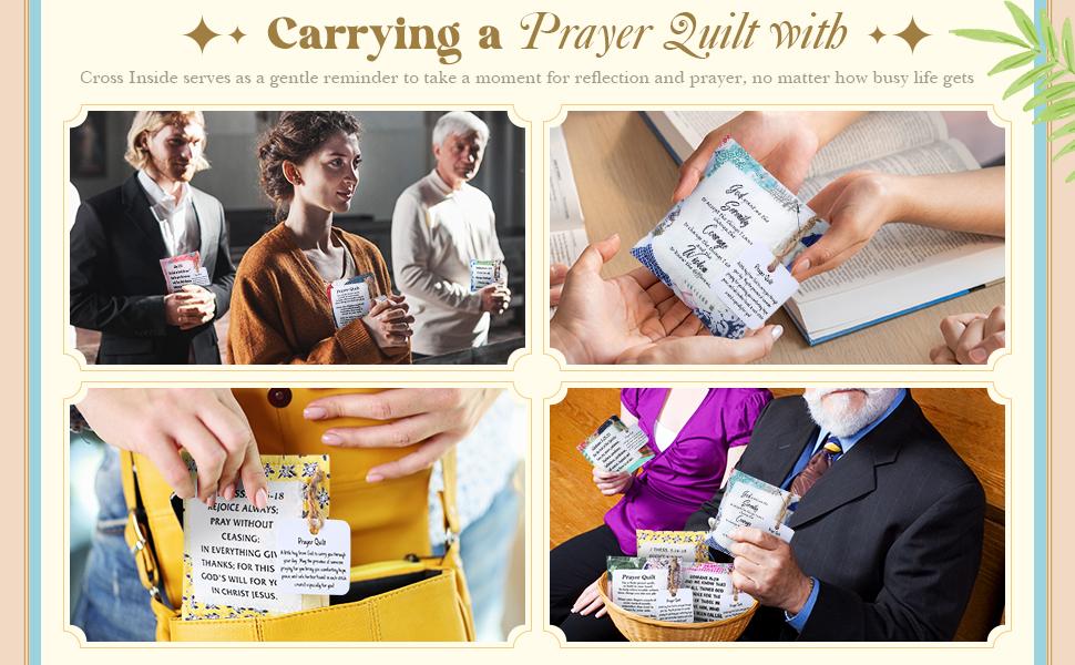 Easter Gift Prayer Quilt with Cross Inside Handmade Prayer Quilt for Women Clergy Pastor Appreciation Gift Mini Scripture Prayer Blanket for Easter Egg Stuffers Easter Basket Stuffer Party Favor Easter Gift Prayer Quilt with Cross Inside Handmade Prayer Quilt for Women Clergy Pastor Appreciation Gift Mini Scripture Prayer Blanket for Easter Egg Stuffers Easter Basket Stuffer Party Favor