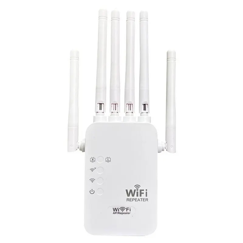 1200mbps Wireless WiFi Repeater, Dual Band WiFi Extender, Network Router, WiFi Amplifier, Home Network Enhancer, Ethernet Port, Us plug
