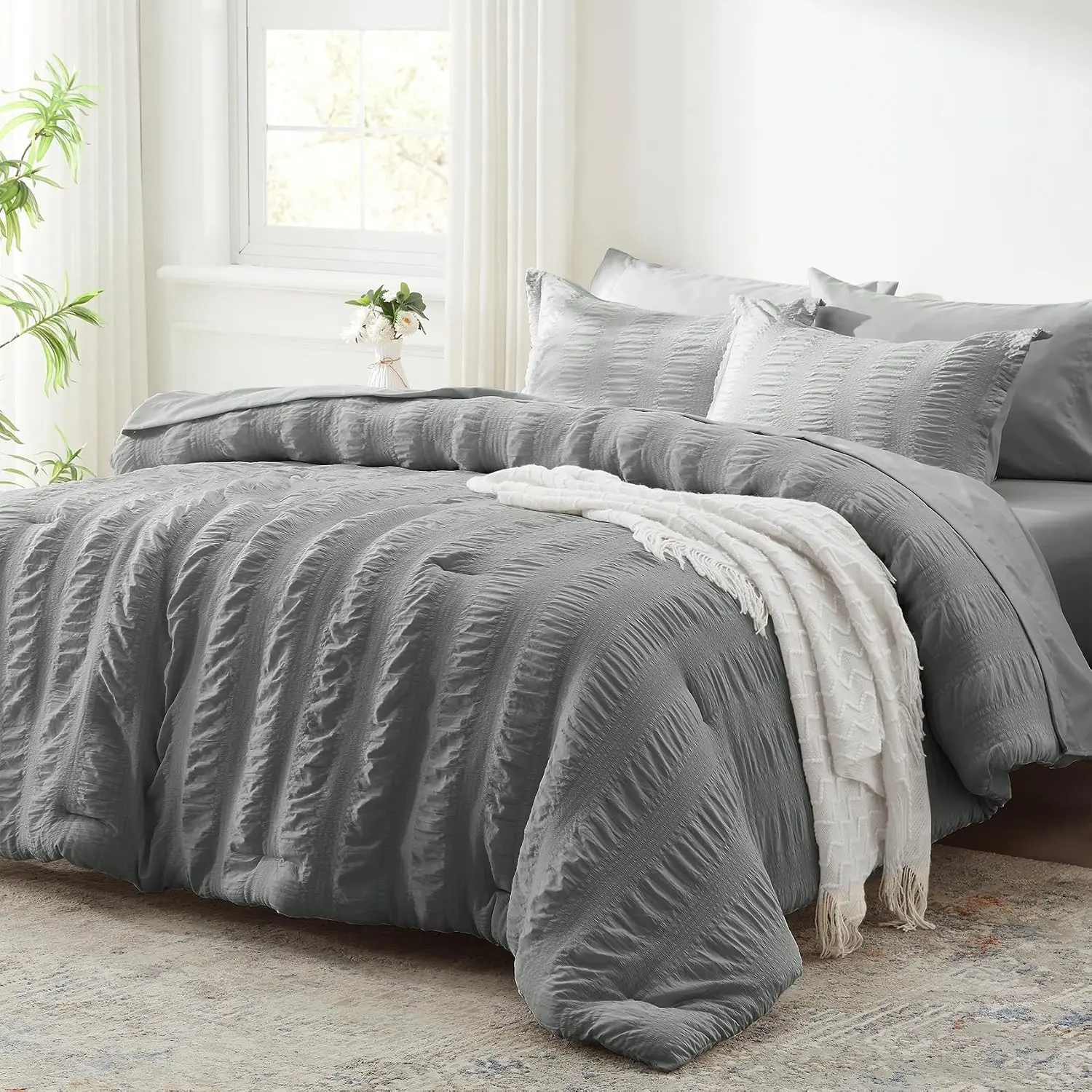 Grey Pinstripe