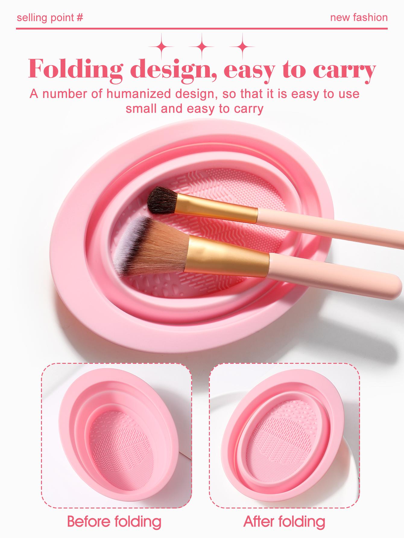 1PCS Multi-Functional Zipper Toiletry And Cosmetic Bag Waterproof+25PCS Makeup Brush Set+24PCS Makeup Tools Set