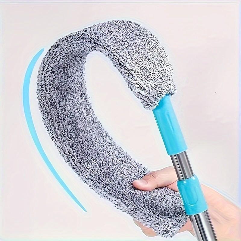 Extendable Microfiber Duster with Long Handle, Dust Capture, Reach Hard-To-Access Areas and Corners, Ideal for Bedroom, Living Room & Home Cleaning