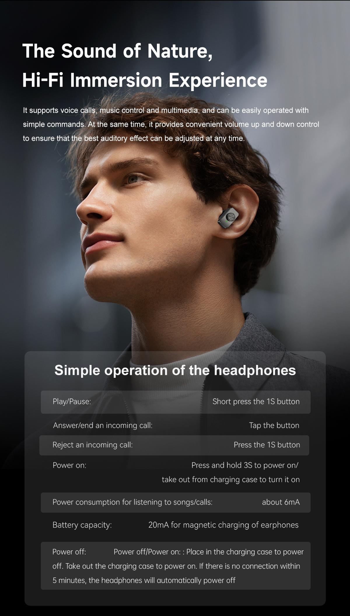 F33 Smart Watch for Men with Built in Earbuds Bluetooth Calling 139 Inch HD Round Display Heart Rate Sleep Blood Oxygen Tracking Daily Office Wear Business Tech Style Fitness Tracker