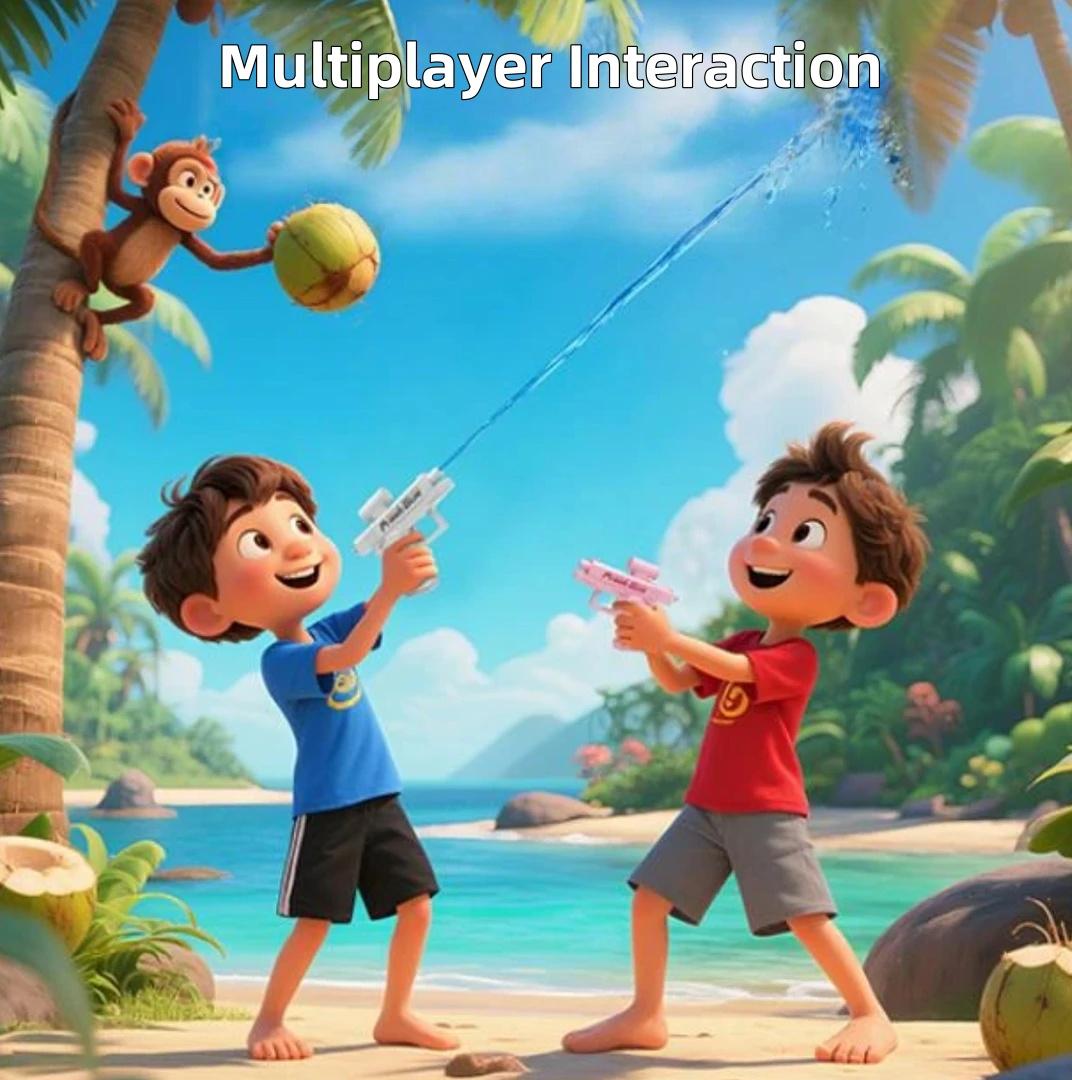 PrankWaterGunWater GunWaterblasterLargeCapacityOutdoor WaterCannonToy Automatic Water Gun Range: 8 Meters