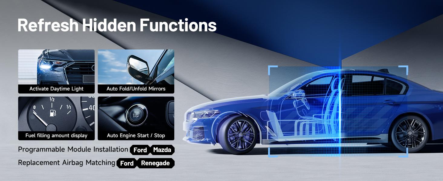 TOPDON Phoenix Nano, Bidirectional Scan Tool, ECU Coding Tool, FCA AutoAuth, CAN FD/DoIP Protocols, 32+ Special Functions, Full System Diagnostic, Free Updates for 2 Years
