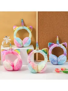 New Unicorn Warm Ear Muffs Winter Cold Protection Imitation Rabbit Fur Ear Warmer Adjustable Ear Bag Ear Defender