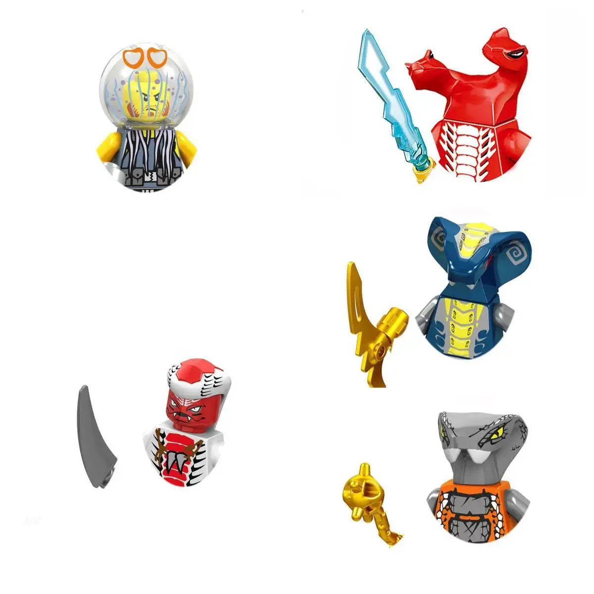 Anime Cartoon Figure Bricks XL0001-0005 Mini Building Blocks Assemble Model Doll Kids Boy Toys Birthday Gifts