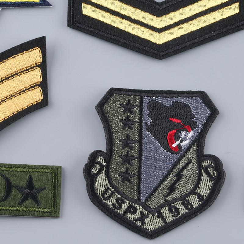 10pcs Colorful Embroidered Patches DIY for Clothes Hats Bags, Vintage Sew-on Badges for Repair or Decoration