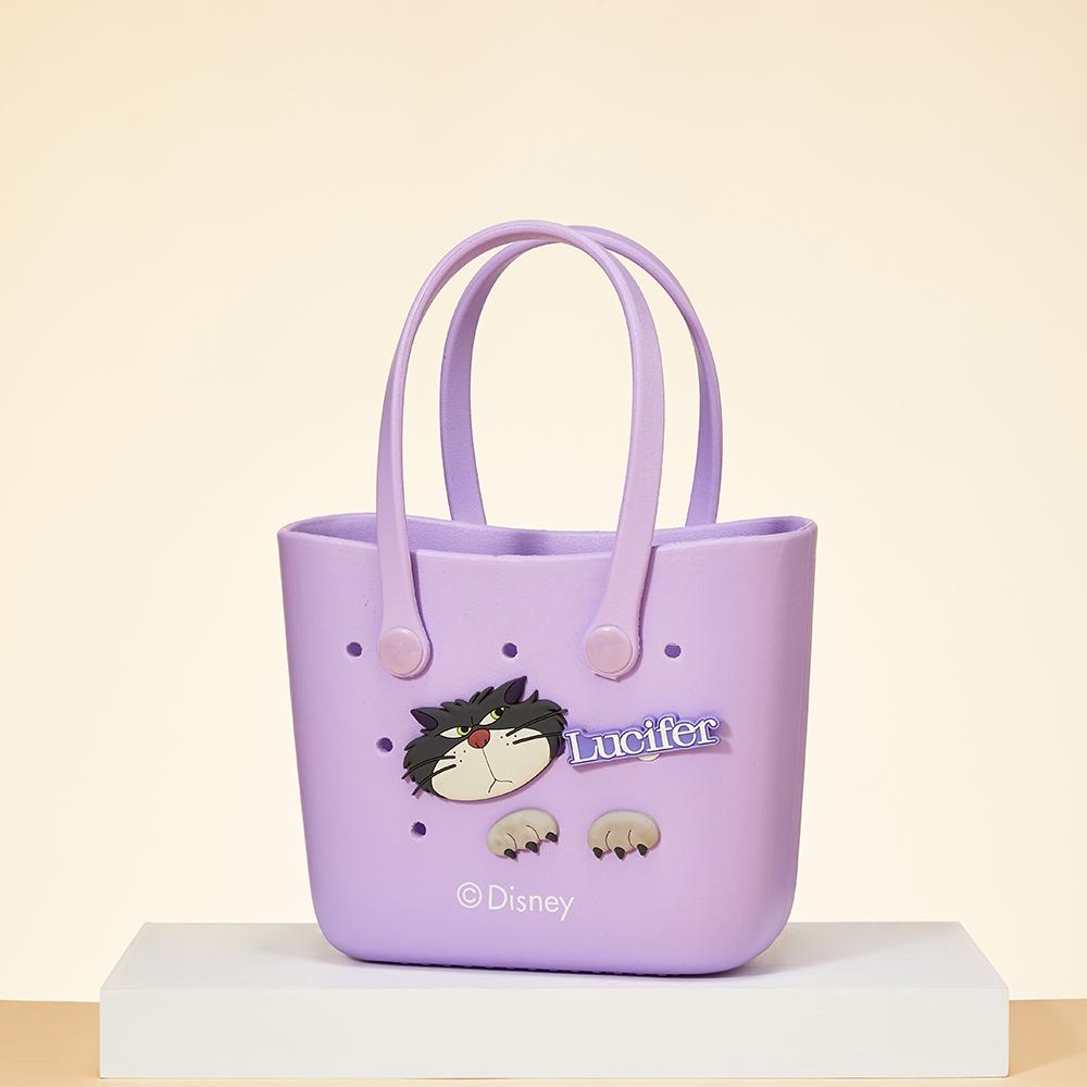 MINISO x Disney Mini Lunch Tote Bag -  Cute Crocs Design Durable Small Size Disney Design With Handle Cute Bento Bags Surprise Halloween Gift for Girls and Daughters, Easter Basket Gift