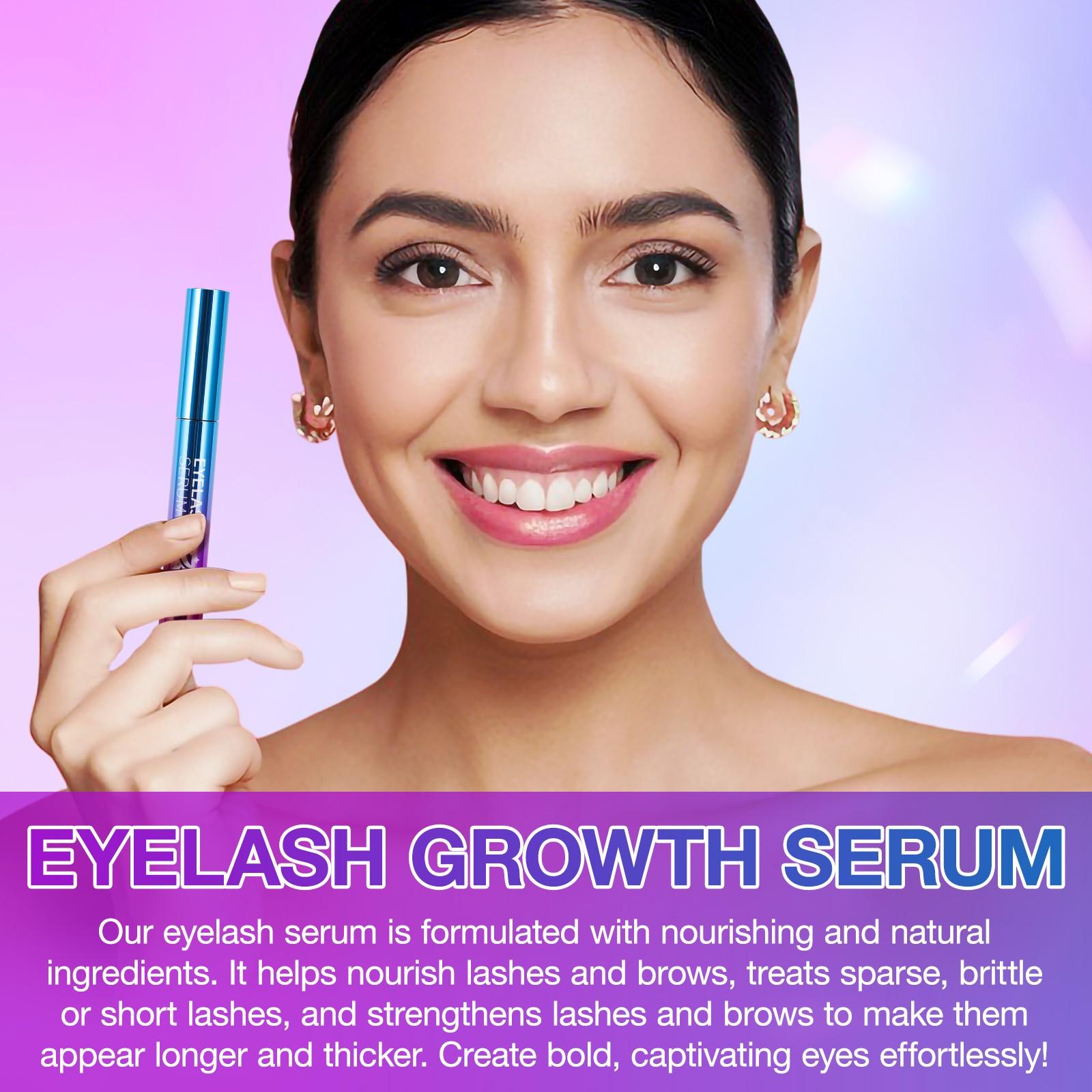 Lash Growth Serum, Advanced Lash Essence, Natural Base, Enhances Density and Clarity, Suitable for Daily Use, Long-Lasting Results, Longer Looking Lashes