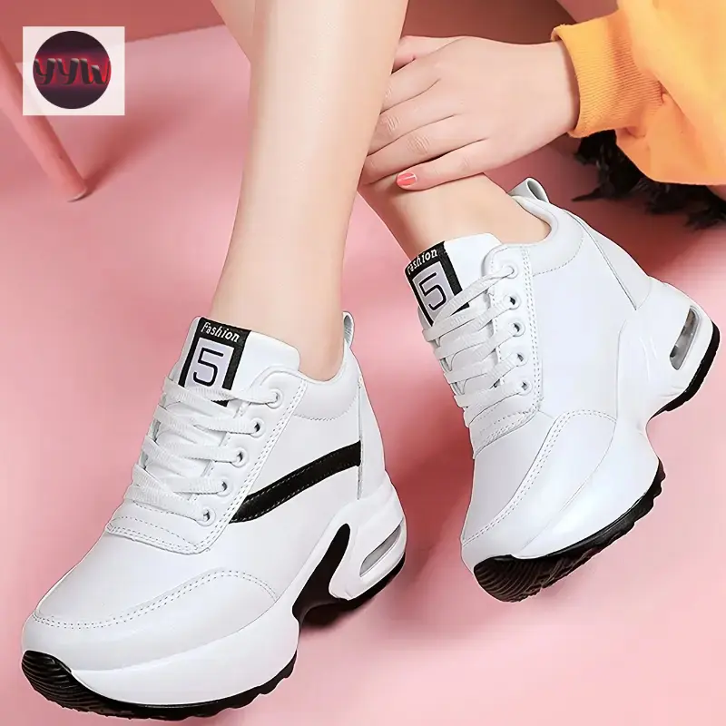 YYW1 Women's Casual Trainers, Female Shoes with Breathable Fabric Upper, Lightweight All-Season Wear, Stability Support & Pronation Control - Non-Outdoor Running Shoes