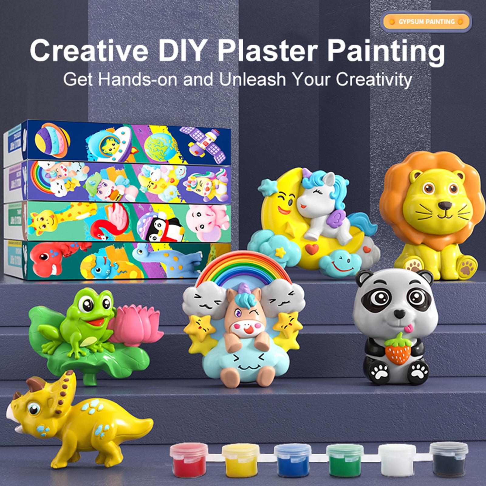 Ceramic Painting Kit for Kids, DIY Arts and Crafts Creative Sensory Toy, DIY Ceramic Figurines Fridge Magnet, Birthday Gift for Girls Boys Ceramic Painting Kit for Kids, DIY Arts and Crafts Creative Sensory Toy, DIY Ceramic Figurines Fridge Magnet, Birthday Gift for Girls Boys