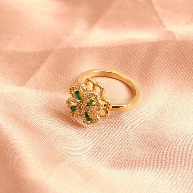 Colorful rotating white stone geometry niche novel design pendant temperament All-match three-piece set, shiny rotating earrings & necklaces & rings,Moissanite Earrings diamond stud holiday party gift woman birthday gift